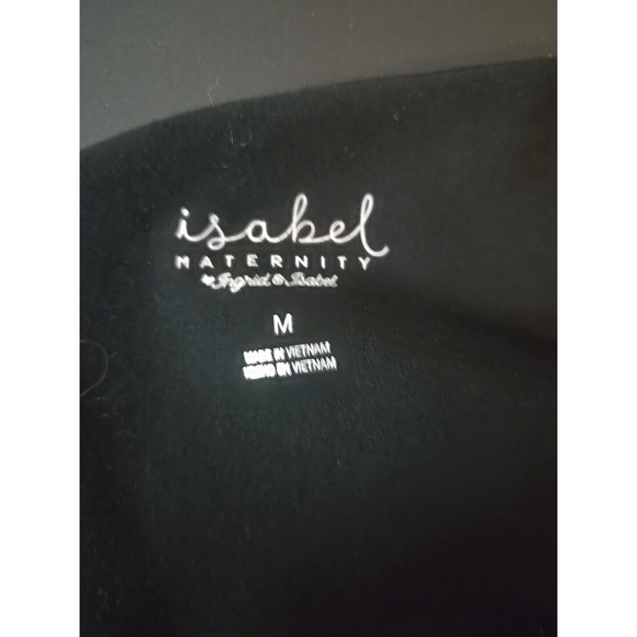 Isabel Maternity Women's Black Sleeveless Stretch Bodycon Dress Size Medium - Picture 4 of 5